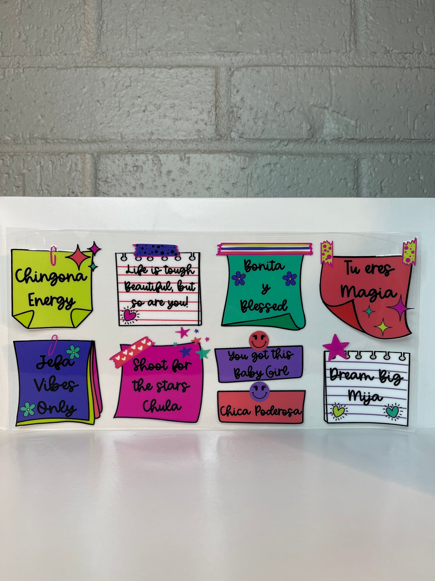 Inspirational notes wrap
