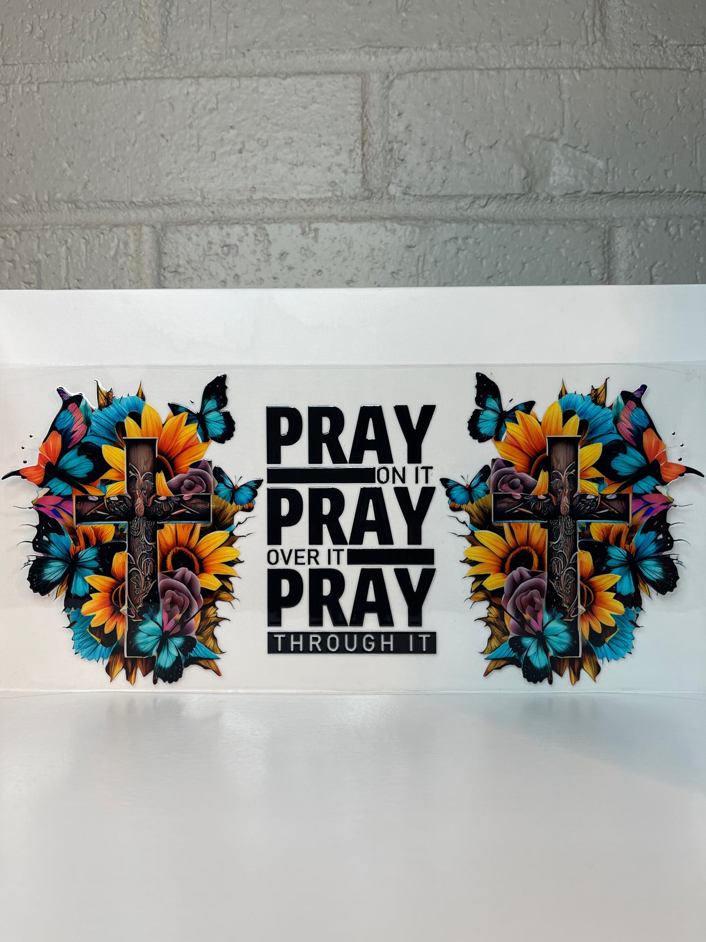 Pray on it sunflowers wrap