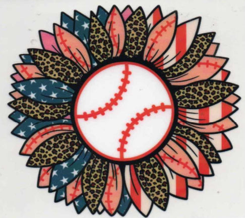 Baseball sunflower