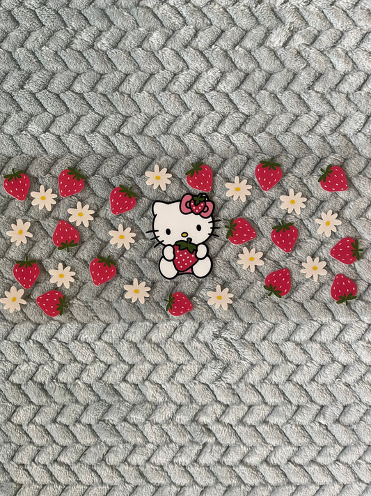 Hello kitty and strawberries