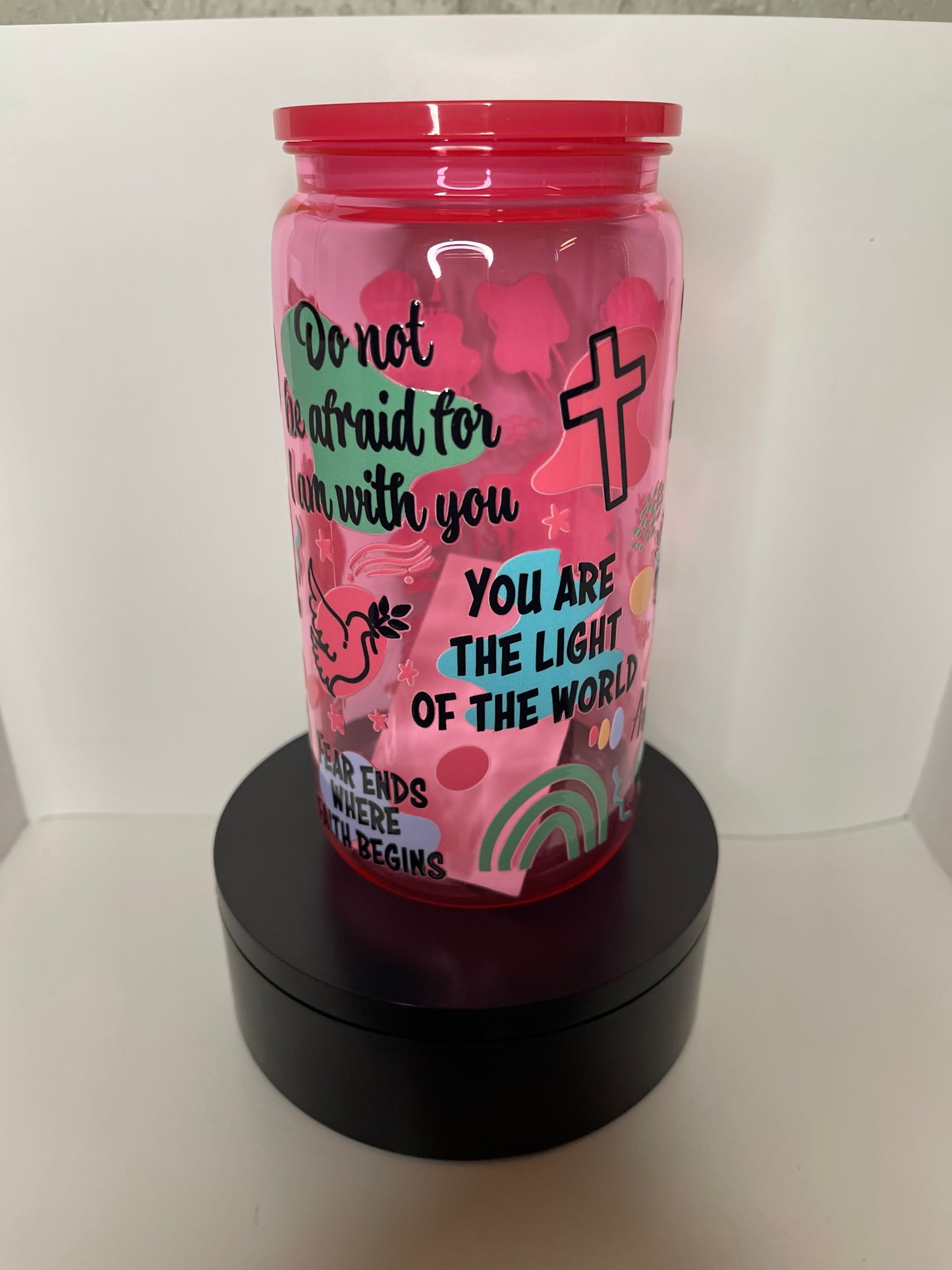 Biblical affirmations cup