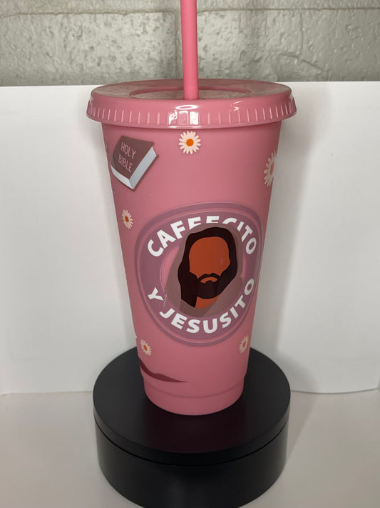 Cafecito y Jesusito cup