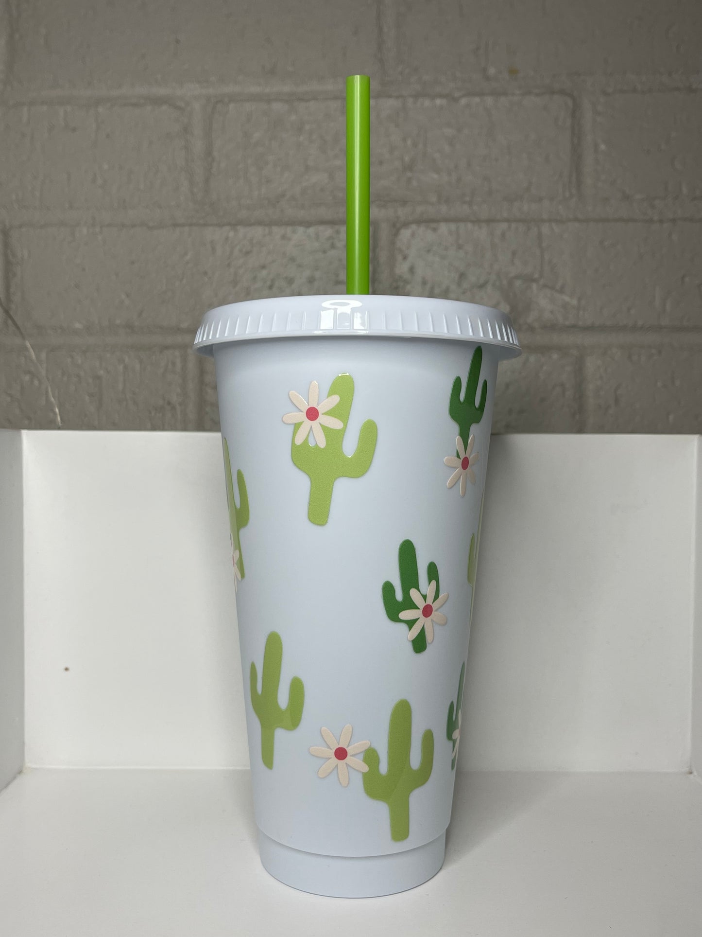 Cactus plastic tumbler