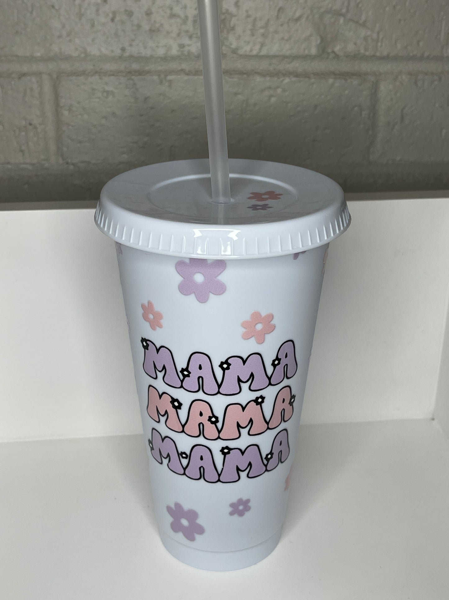 Mama plastic cup