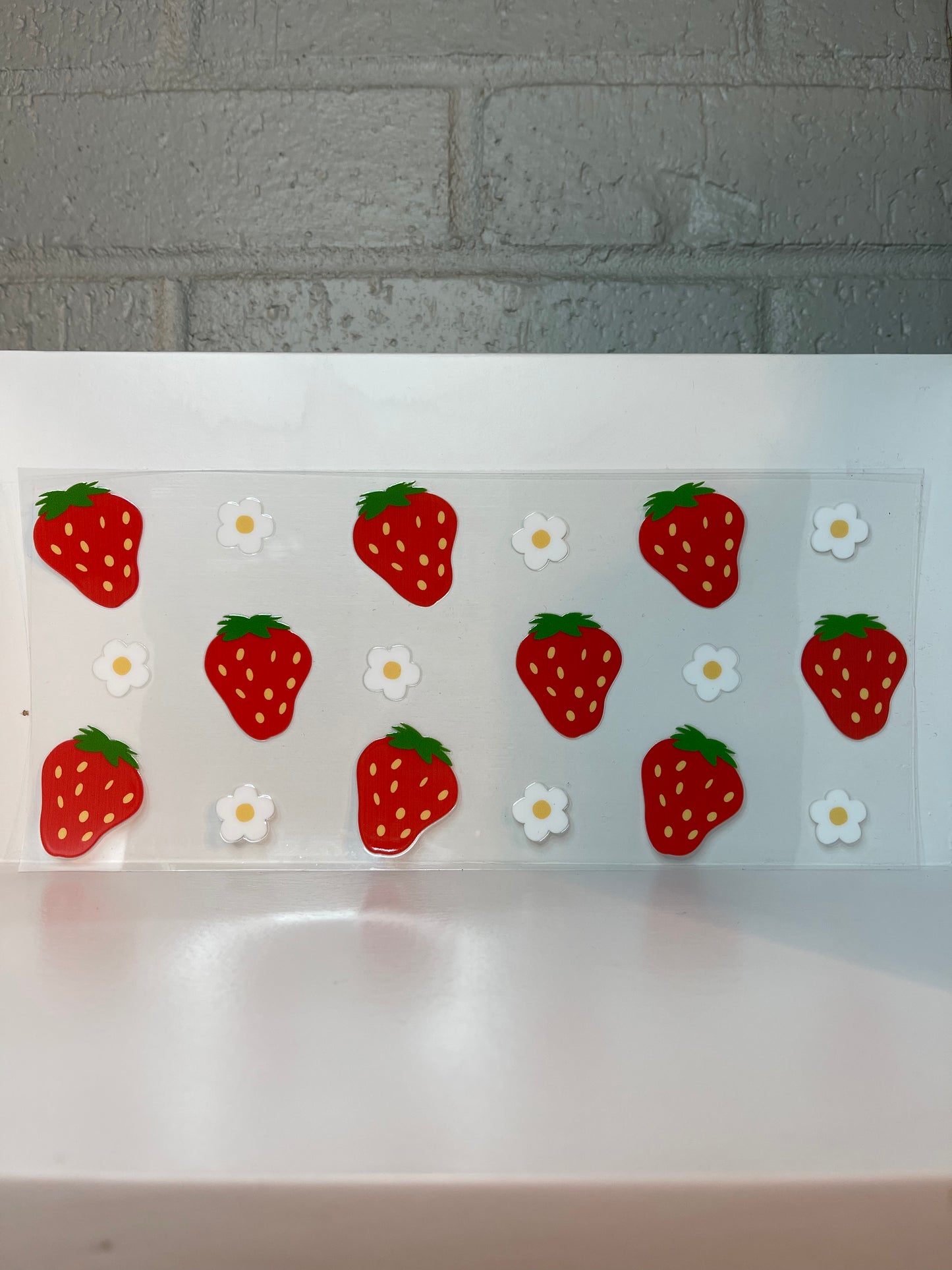 Strawberries and daisies