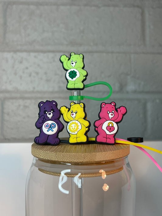 Care Bear straw toppers