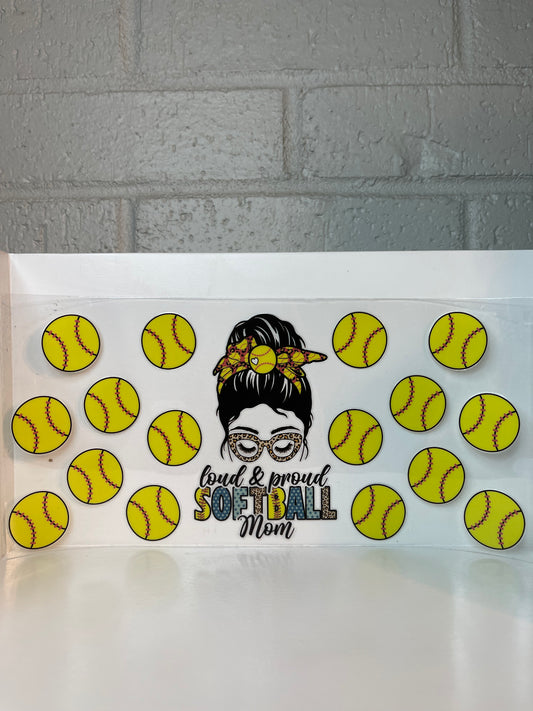 Softball mom wrap