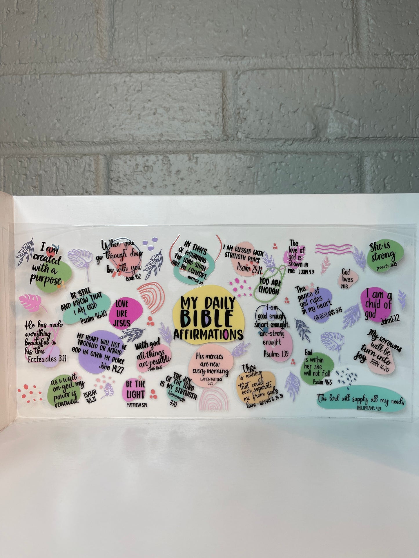 Bible Affirmations wrap