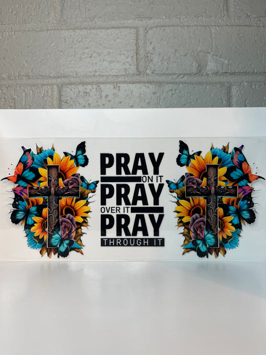 Pray on it sunflowers wrap