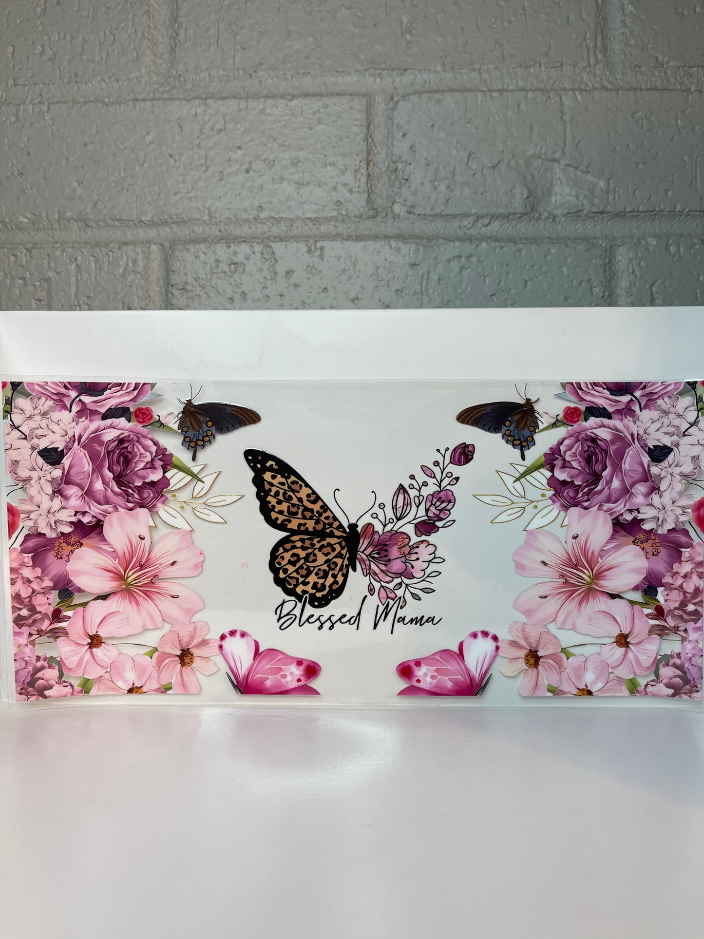 Blessed mama butterfly wrap