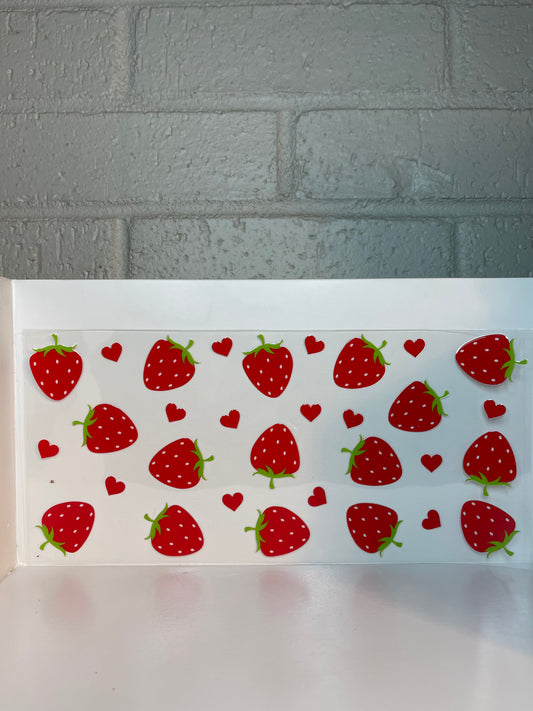 Strawberries and hearts