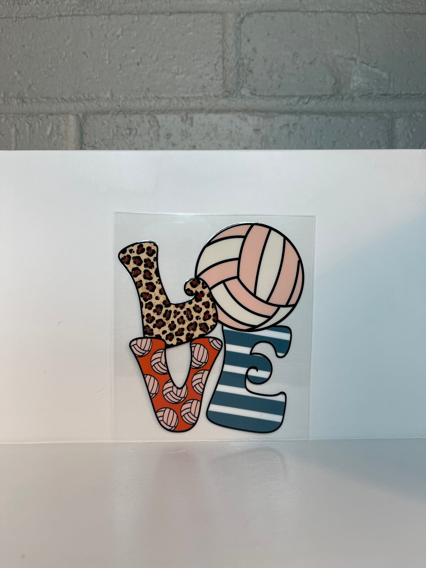 Volleyball decal