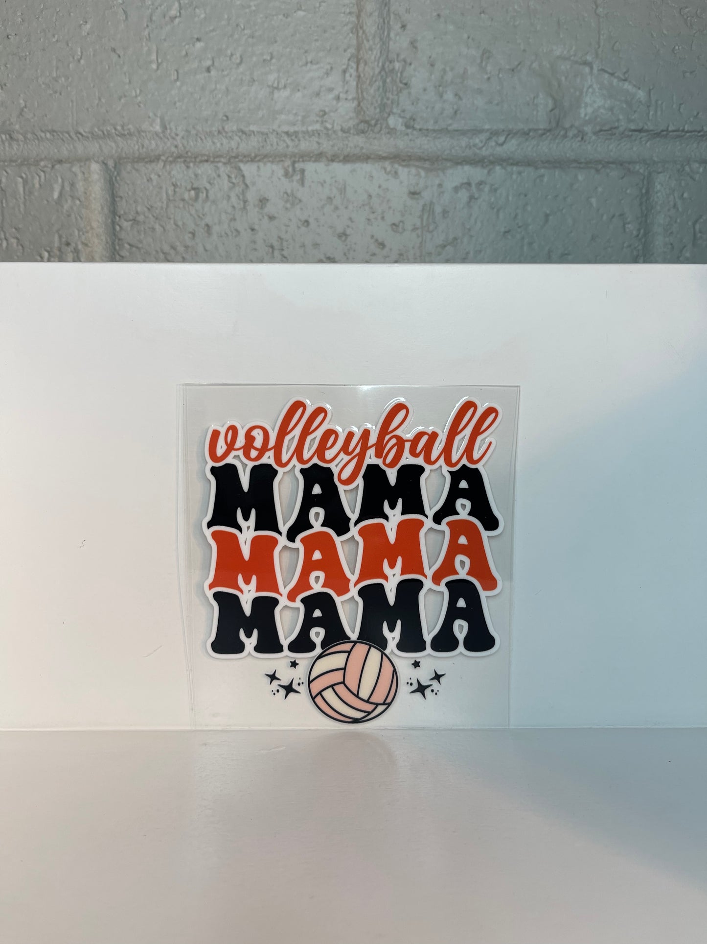 Volleyball mama decal