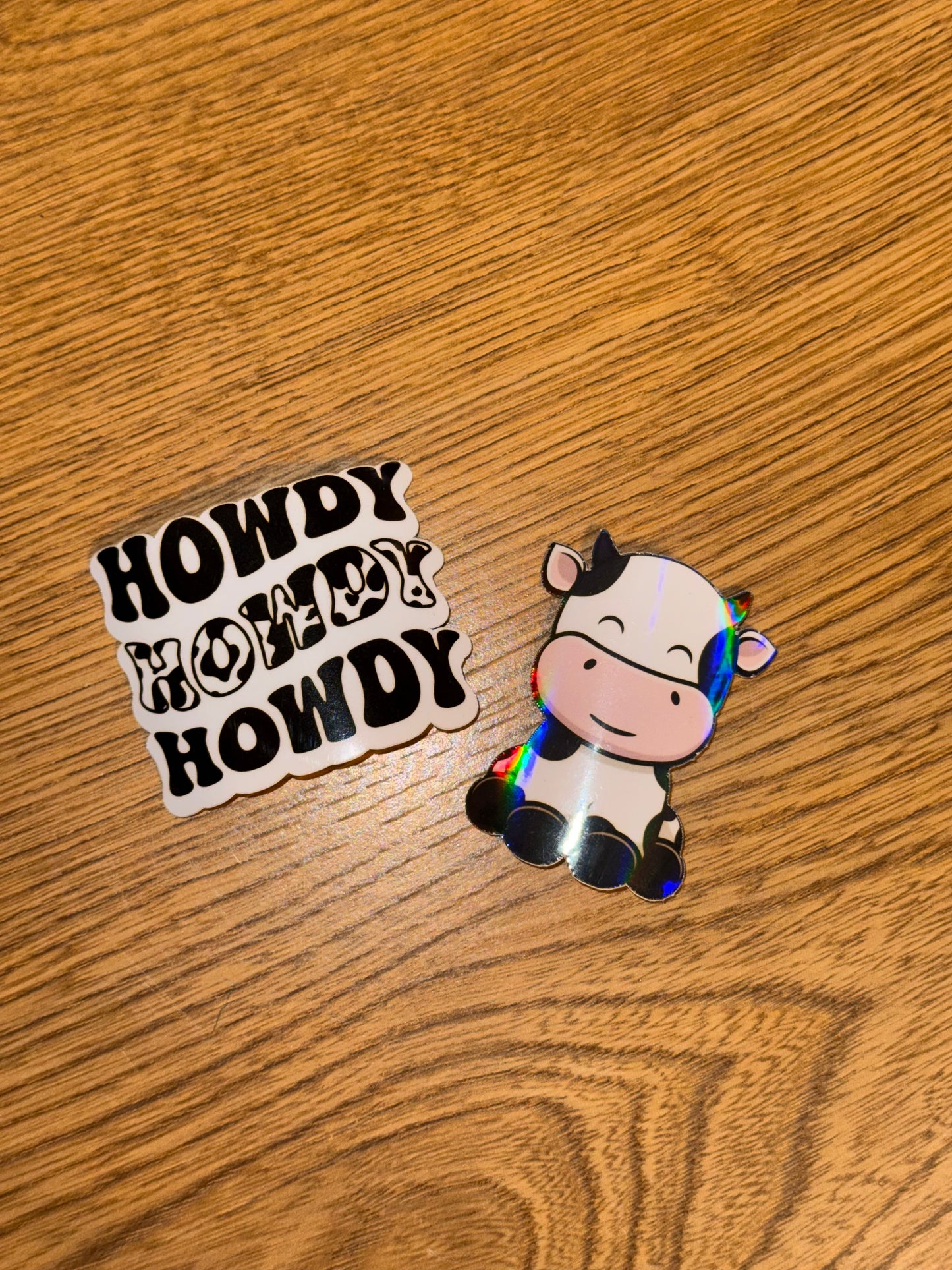 HOWDY COW STICKER PACK - 2 PACK