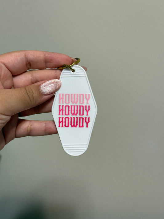 HOWDY - KEYCHAIN