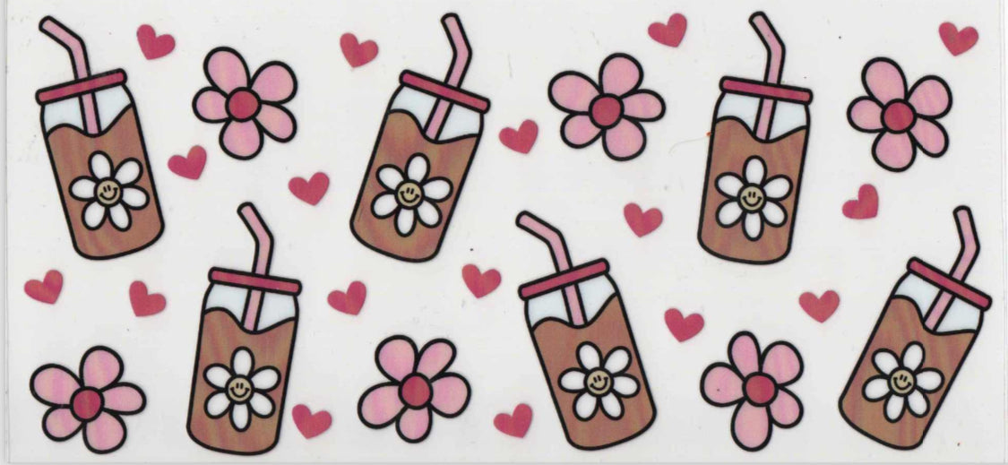 Coffee and flowers