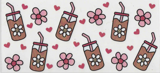 Coffee and flowers