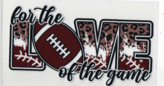 For the love of the game