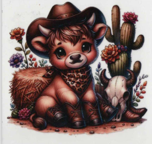 Cow with boots